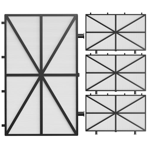 Beckacher 4 Pack Ultra Fine Filters Compatible with Dolphin Nautilus CC Plus (Not for Nautilus CC), Nautilus CC Supreme, M200/M400/M500, Part 9991432-R4, Pleated Pool Cleaner Replacement Part