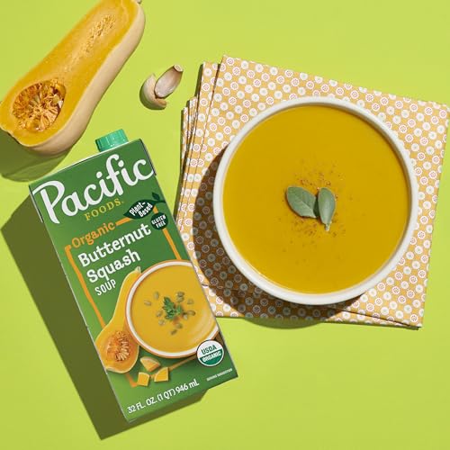 Image of Pacific Foods Organic Butternut Squash Soup, 32 oz Carton (Pack of 12)