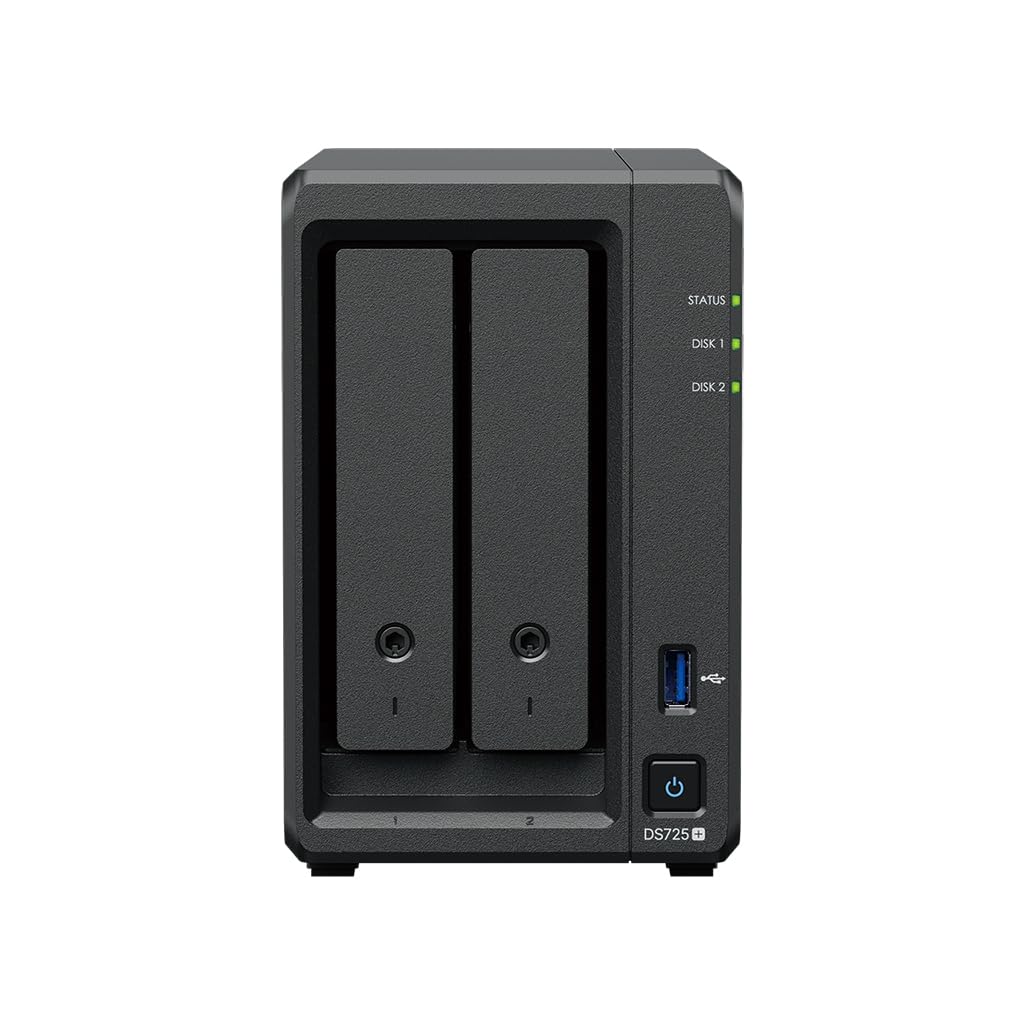 Synology DS725+ 24TB (Synology HAT53) 2 bay Plus series with Ryzen