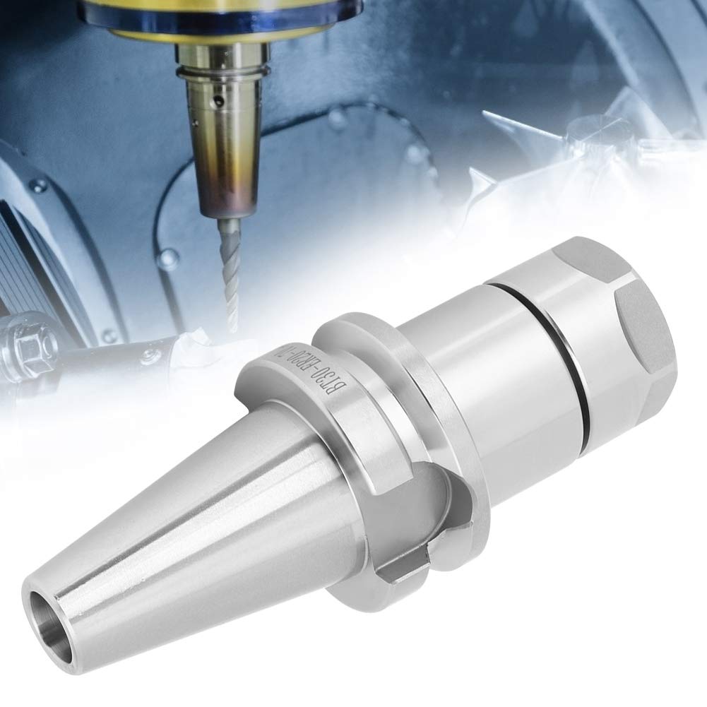 Fdit Hochpräziser CNC-Werkzeughalter, Spannzangenfutter aus legiertem Stahl BT30 - ER20-70, Länge 70 mm für CNC-Graviermaschinen-Fräsdrehmaschine, hohe Kostenleistung