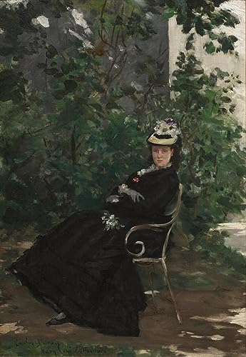 Peinture Portrait de Madame Hoschede par Carolus Duran, toile murale de bureau en 60x90cm