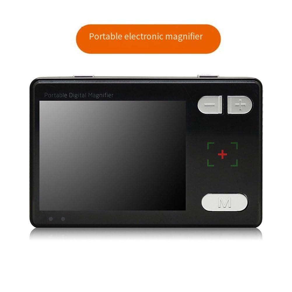 Lente D'Ingrandimento Tascabile LCD da 3,5" per Ipovedenti, Ausilio per La Lettura, Lenti D'Ingrandimento con Lente D'Ingrandimento Digitale Portatile A LED