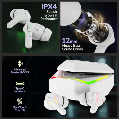 Image of AROMA NB138 Bound Pro Upto 60Hr Playtime*Dual Paring, BT V5.3 Fast Charging Heavy Bass Bluetooth