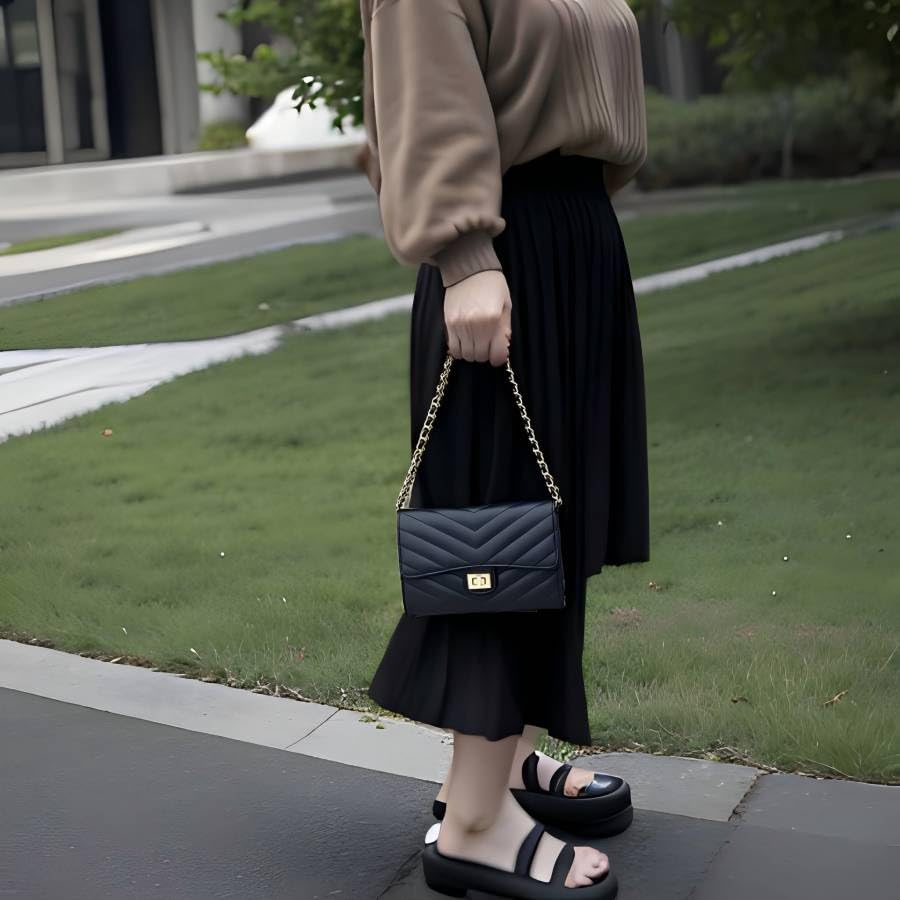 hwnnon Small Purses for Women, Small Purses Crossbody Purses, Women's Phone Bags,Phone Purse with Card Slots, Stylish & Portable Tote Purse (Black)