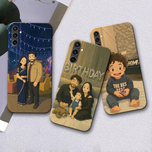 Image of COLORflow Back Cover Compatible with Samsung Galaxy S23 FE 5G | Ghibli Studio Style Customized Back Cover Compatible with Samsung Galaxy S23 FE 5G