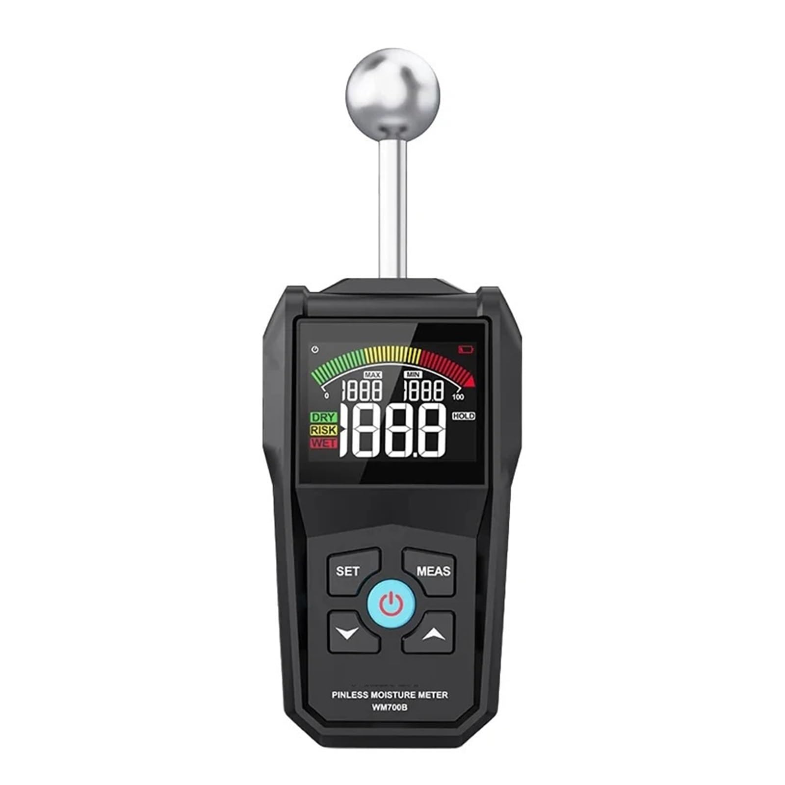 Medidor de humedad de madera digital, higrómetro, detector de humedad de madera sin o, alarma, comprobador de humedad no destructivo, detector de humedad Preciso