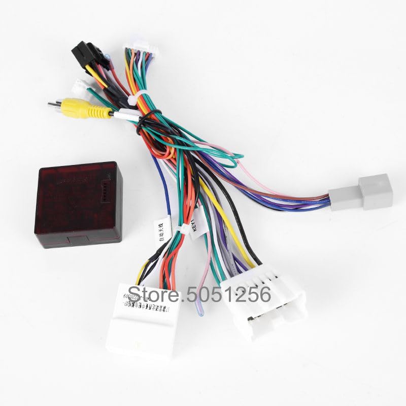 Car for Audio DVD Android 16PIN Power Cable Adapter with Canbus Box for Renault Captur Dacia Power Wiring Harness - (Color Name: Canbus)