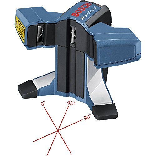 Bosch Professional Laser de carrelage GTL 3(Poids: 0,44kg, assortiment d'accessoires), Bleu, GTL...