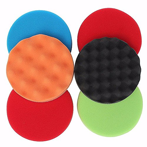 KingLan 6 sztuk 6 cali 150 mm polerowanie / bufing pad zestaw do polerowania samochodu