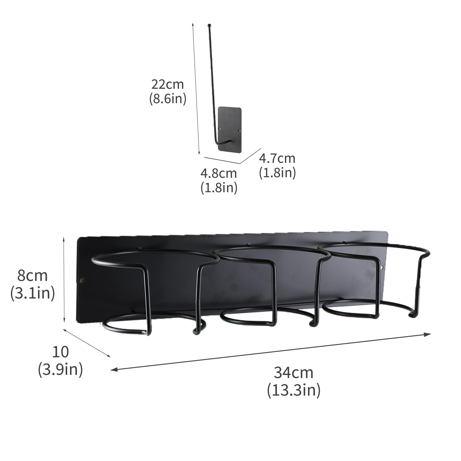 Soporte magnético para Vasos Stanley Cup 40 oz – Accesorio Stanley Cup, Soporte y Organizador de Vasos sin taladros, Organizador magnético de Botellas para Cocina y Nevera, Carga 4,5 kg