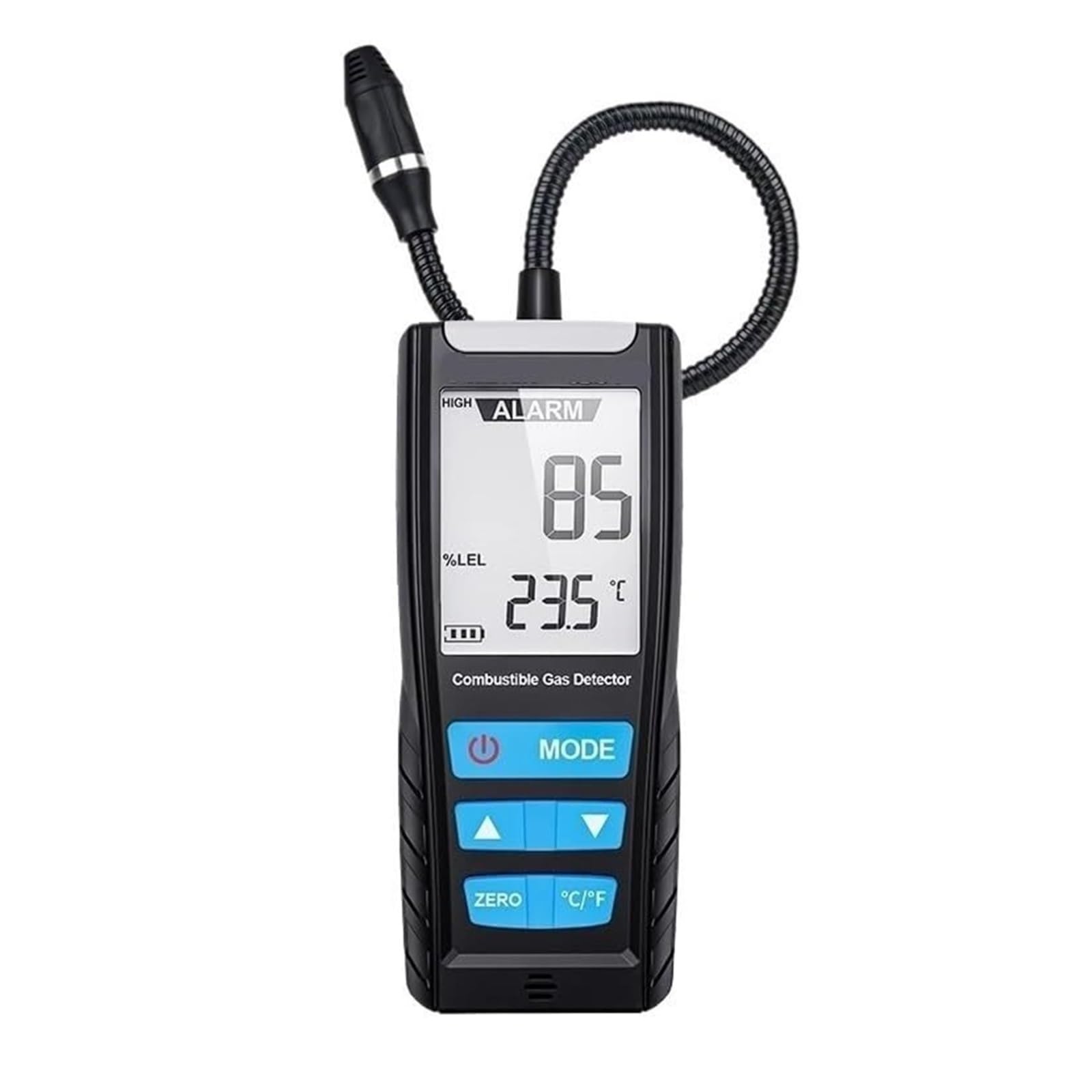 Monitor de co2, Analizador De Gas Detector Combustible Medidor Monóxido Carbono Portátil Fuga para el hogar