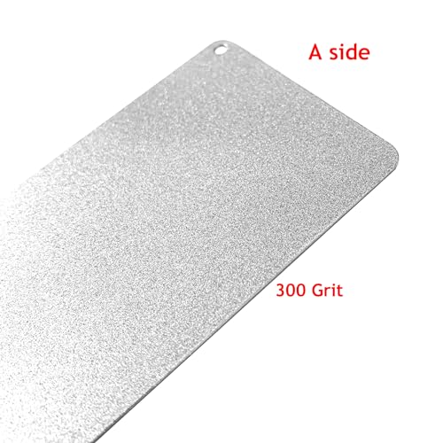 Double Sided Diamond Sharpener,300/600 Grit Pocket Credit Card Diamond Sharpening Stone Perfect for Kitchen and Outdoors Usage - Image 2