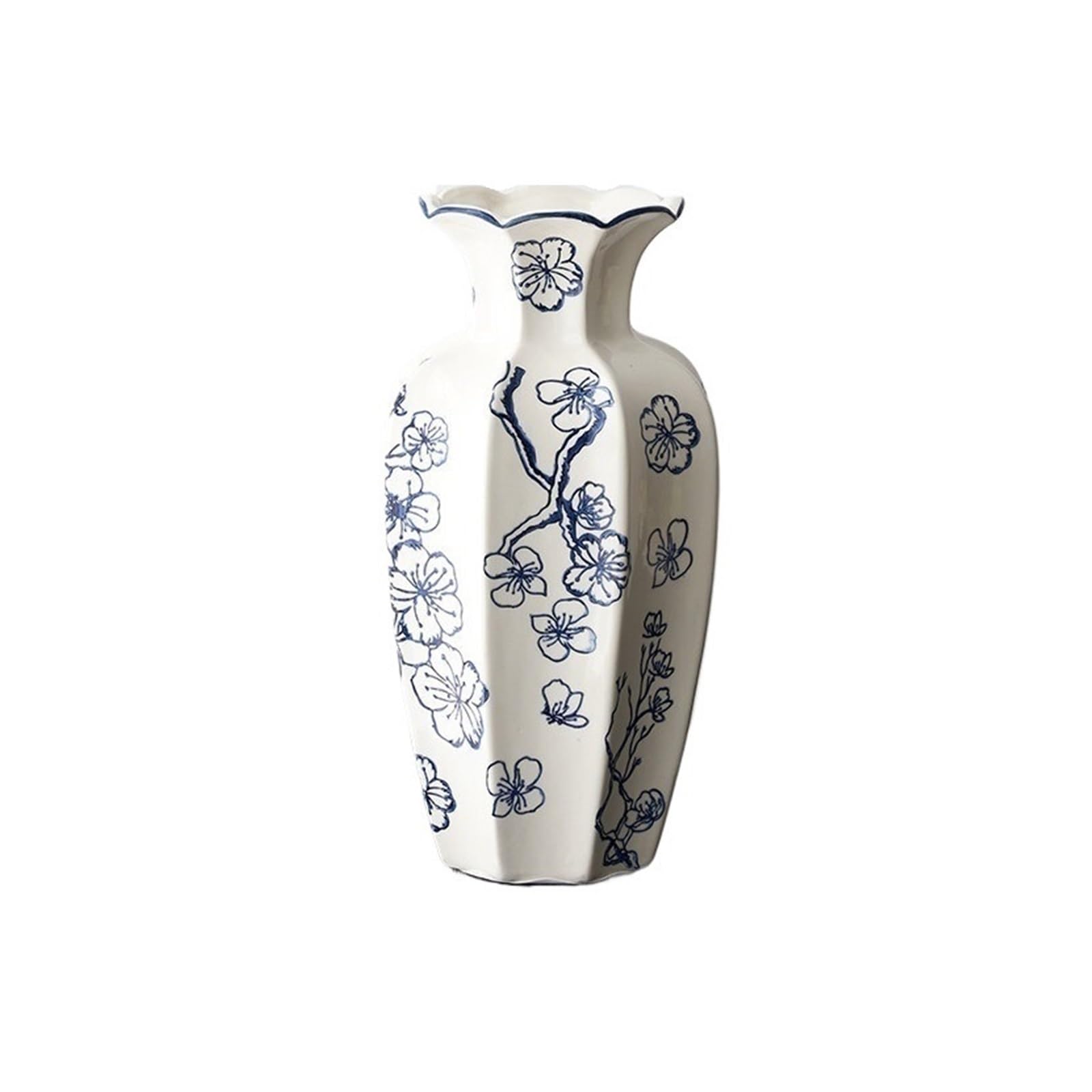 Lizhuzhuzs28 One Color Flower Vases Decorative Ceramic Vase Decoration Study Living Room Flower Arrangement Dining Table Desktop Flower Vases Decorative For Living Room