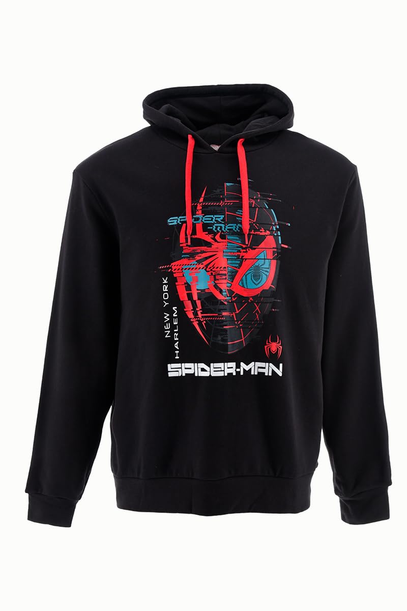Marvel Spiderman Sudadera para Hombre, Sueter Diseño Spiderman Clasico, Sudadera con Capucha, Regalo para Hombres y Adolescentes | Talla S