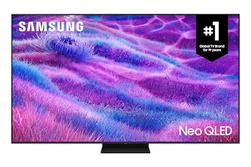 SAMSUNG 65-Inch Mini LED QN80F Neo QLED 4k Smart TV, AI Gen 2 Processor, Neo Quantum HDR, 144Hz, Q-Symphony, FreeSync Premium Pro, Dolby Atmos, Gaming Hub - [QN65QN80FAFXZC] [Canada] (2025)