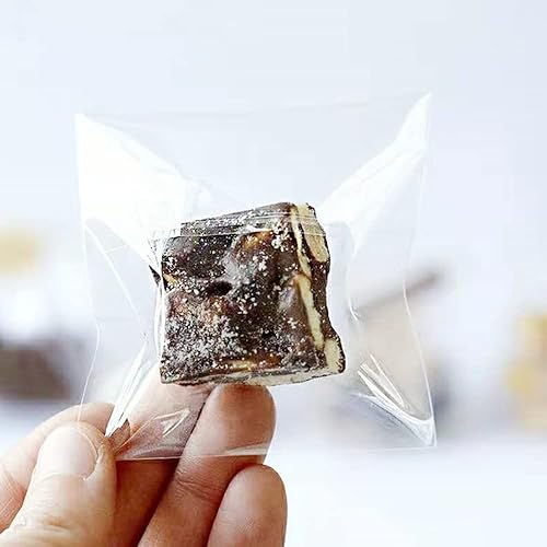 Miniatura 4 de Bolsas de celofán transparente de 3 x 4 pulgadas, 100 bolsas de plástico transparente para galletas, dulces, joyas, manualidades