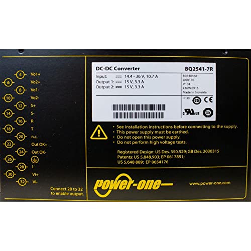 Convertisseur BQ2541-7R Power-One de tension DC/DC 100W