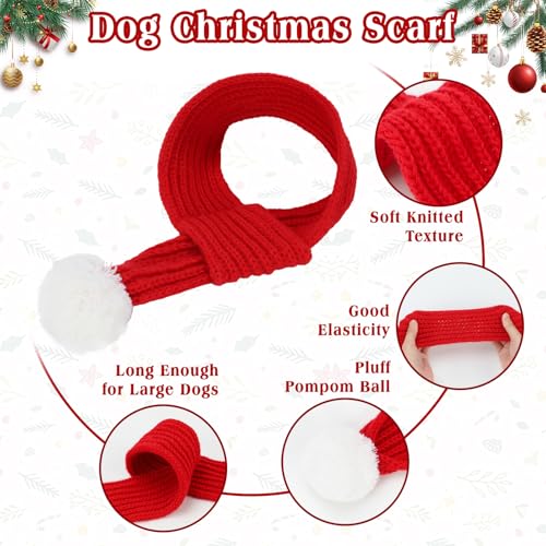 YUEPET Disfraz Navideño para Perro XL con Sombrero y Bufanda miniatura 3