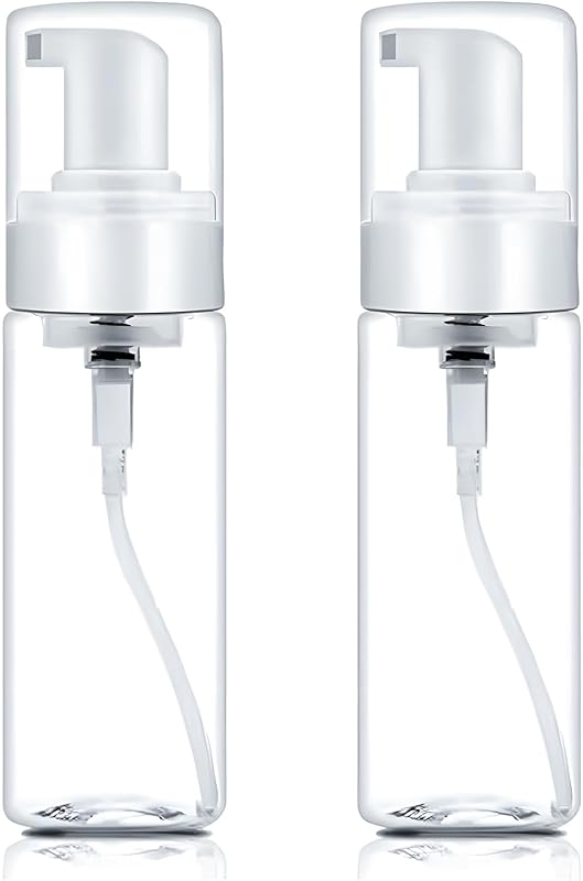 Frasco com Bomba para Espuma Lyuxzad 60 mL, Pacote com 2