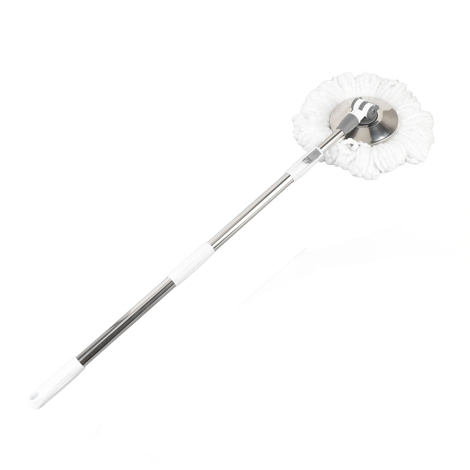 Generic Cubo de Fregona Giratorio de 360 ​​Grados con Juego de Escurridor para Limpiar el Suelo sin Esfuerzo en Casa con Cabezal de Fregona de Microfibra