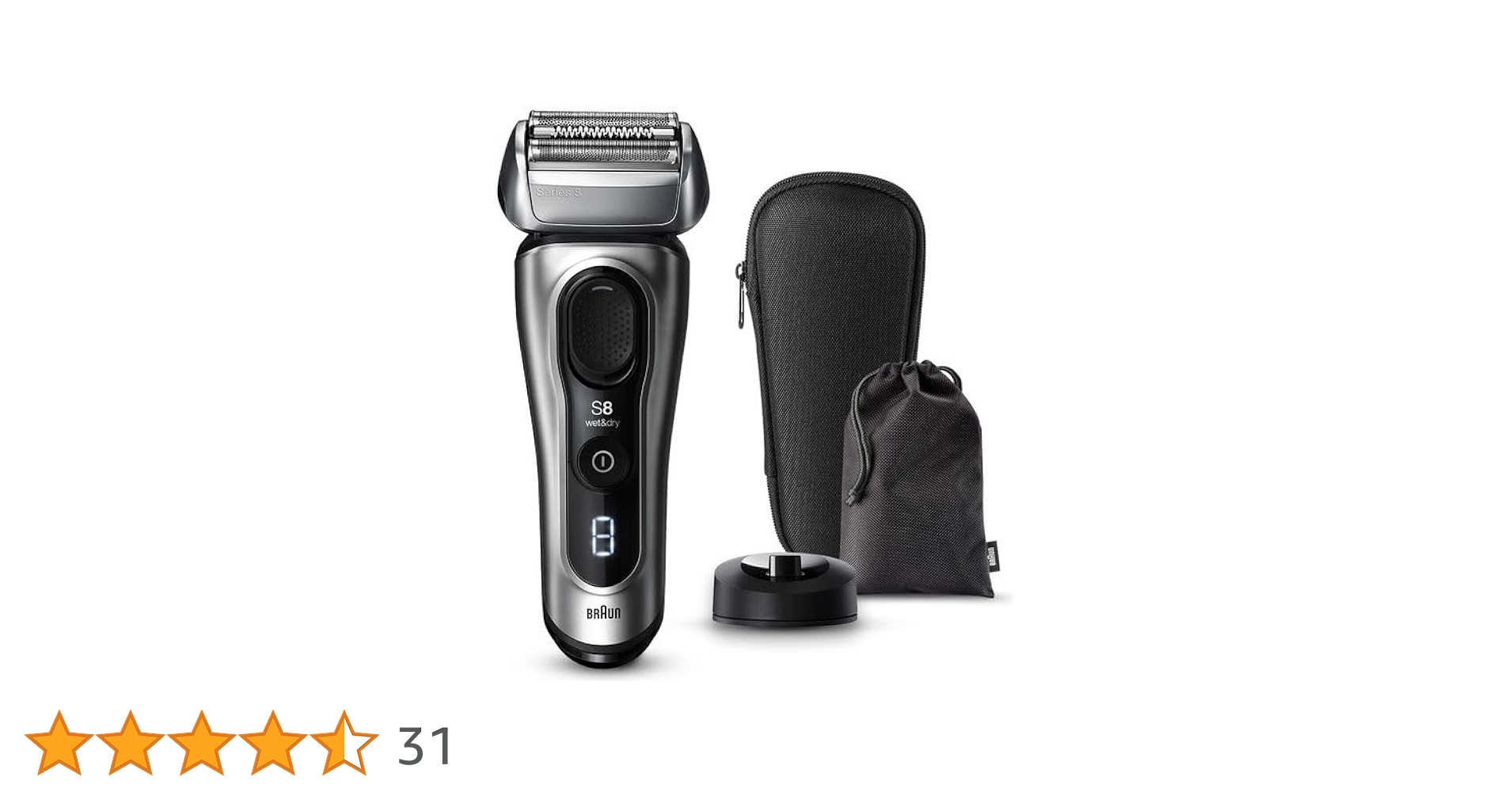 【展示、未使用品】Braun S8 8417s-ブラウンシリーズ8 BRAUN Braun ブラウン Series 8 最高峰シリーズ8 メンズ