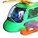Toy Helicopter Action Figure with Bump and Go Action Flashing Lights and Musical Sound - Fun Packed Helicopter Play Set with Rotating Rotor and Cartoon Figures