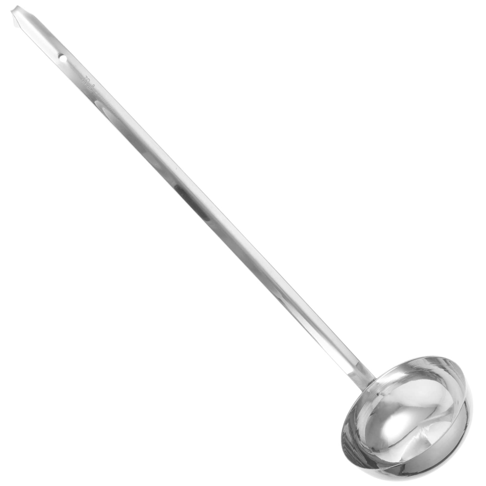 PRETYZOOM Large Serving Spoon Long Handle Stainless Steel Soup Ladle for Kitchen Sauce Spoon