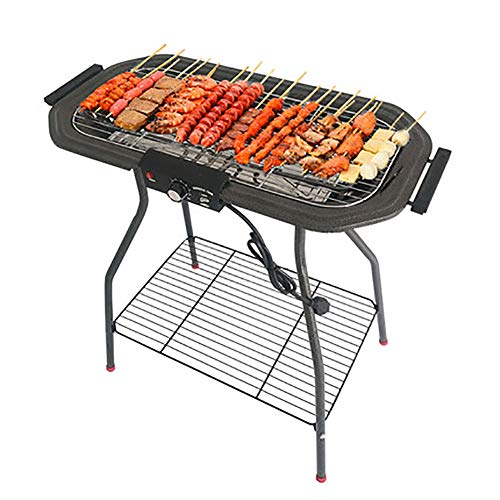 Elektro-Grill, Edelstahl Multifunktions-Grill Faltbar Holzkohlegrilgrill Satz Kochen Im Freien Geeignet Für Camping-Ausflug Wandern Grillparty