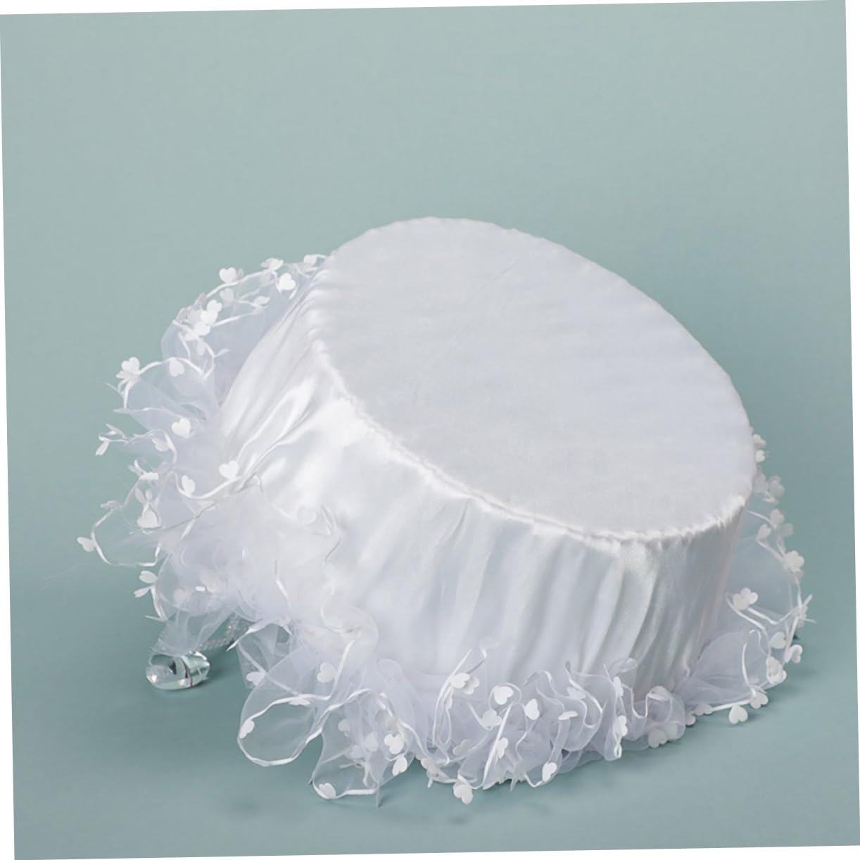 KOMBIUDA Cesta Decorativa Para Flores y Dulces Ideal Para Bodas Mano De Obra Artesanal