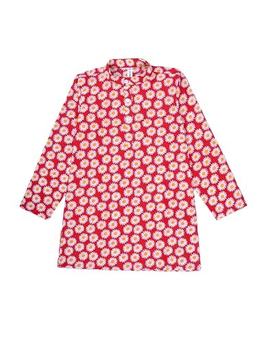 Image of KiddoPanti Boys 100% Cotton Ethnic Motif Printed Short Length Kurta