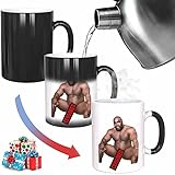 CAIYUAN Color Changing Mug, Barry Wood Mug, Funny Coffee Mug, Heat Changing Coffee Mug, Message...