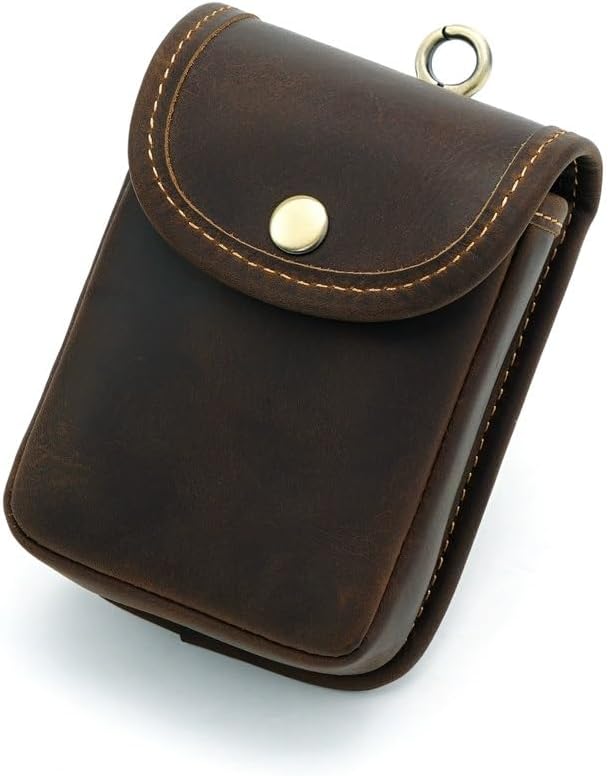 Coin Purse for Men Retro Men's Mini Leather Waist Bag Coin Purse Mini Pouch(Colour 2)