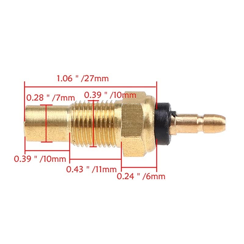 Sensor Motorcycle Water Temperature Radiator Fan Switch for Yamaha FZR400 FZX750 YZF750 Cafe Racer Motor Radiator Fan Switch