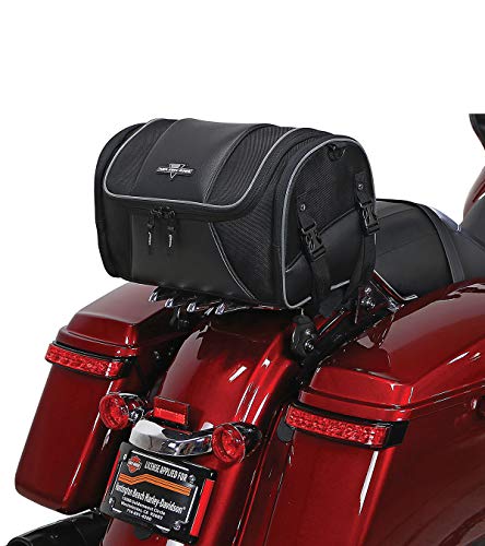 Nelson-Rigg Route 1 Day Trip Alforja con Respaldo/Sissy Bar Rack Bolsa; Para Harley Davidson, Indian, Yamaha y Suzuki miniatura 2