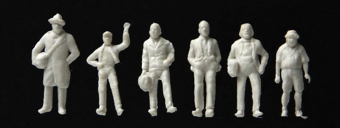 Walthers, Inc. Standing & Walking Figures Unpainted pkg(72) Toy