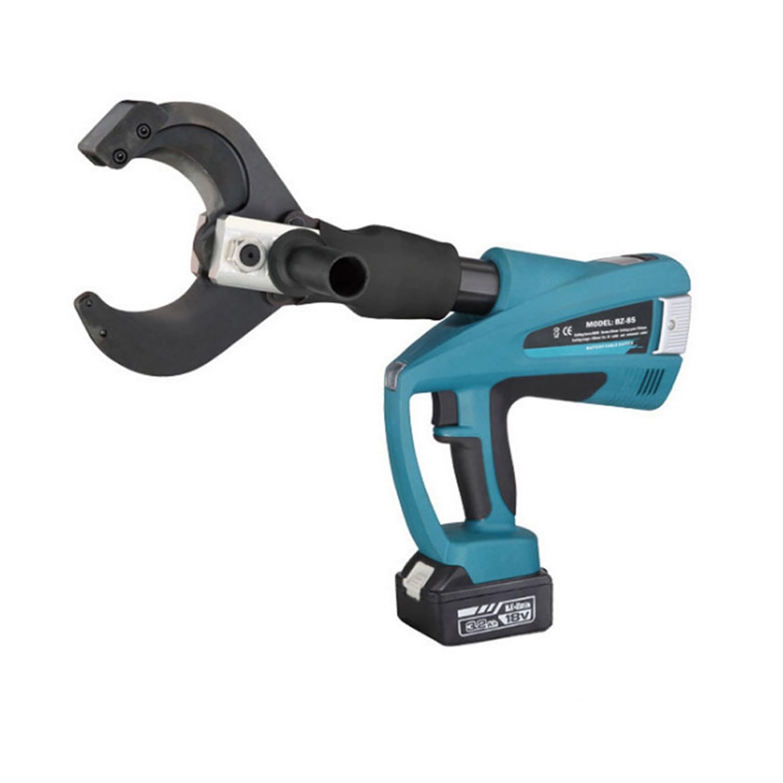 Agzjshkplwq Bz-65C Hydraulic Crimping Tool, Recharable Electric Hydraulic Cable Cutter, Wire And Lcd Display With 2 18V Lithium Battery /85C/105C(Bz-65C)