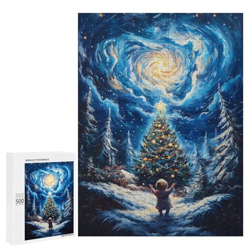 Puzzle pour adolescents de noël 1000 pièces décor sapin