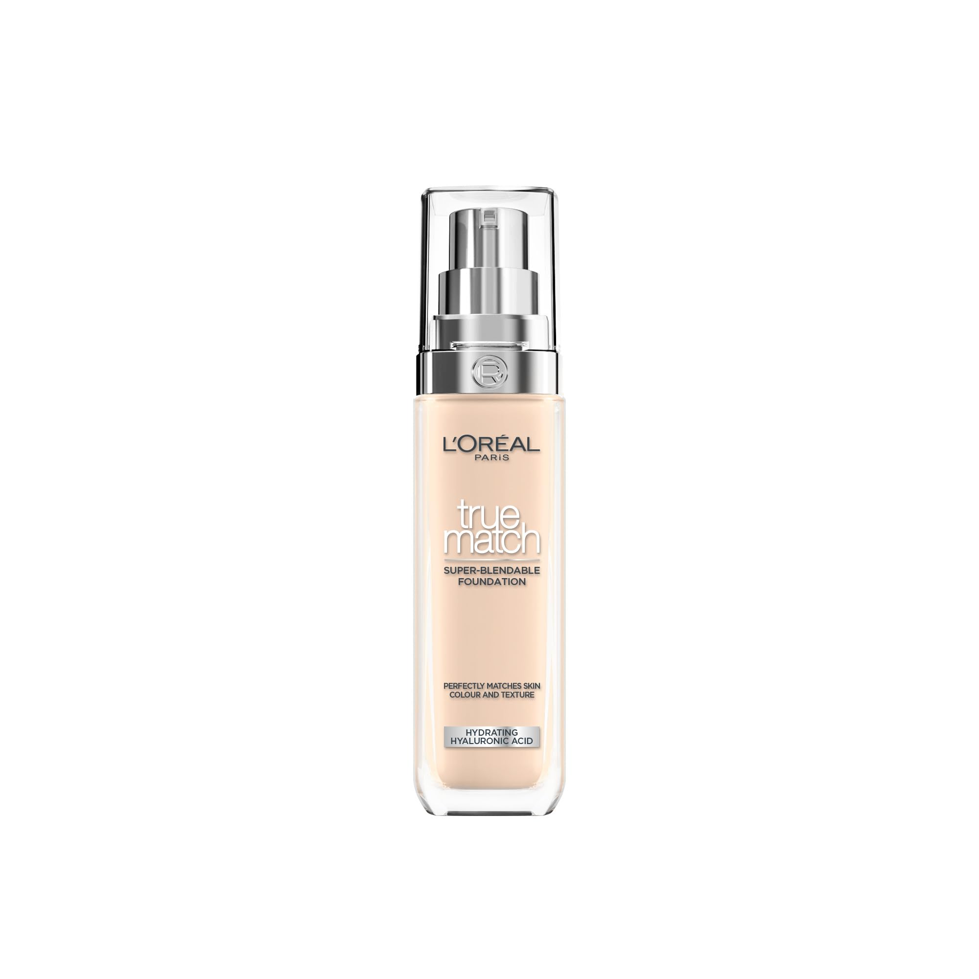 L’Oréal Paris True Match Foundation - 1R/C - Natuurlijk Dekkende Foundation met Hyaluronzuur en SPF 16-30ml - TRUE MATCH FOUNDATION: met natuurlijke dekking