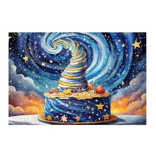 Poster GAEKKO Gâteau des étoiles 50 x 50 cm pour habiller un mur vide sans cadre photo lourd