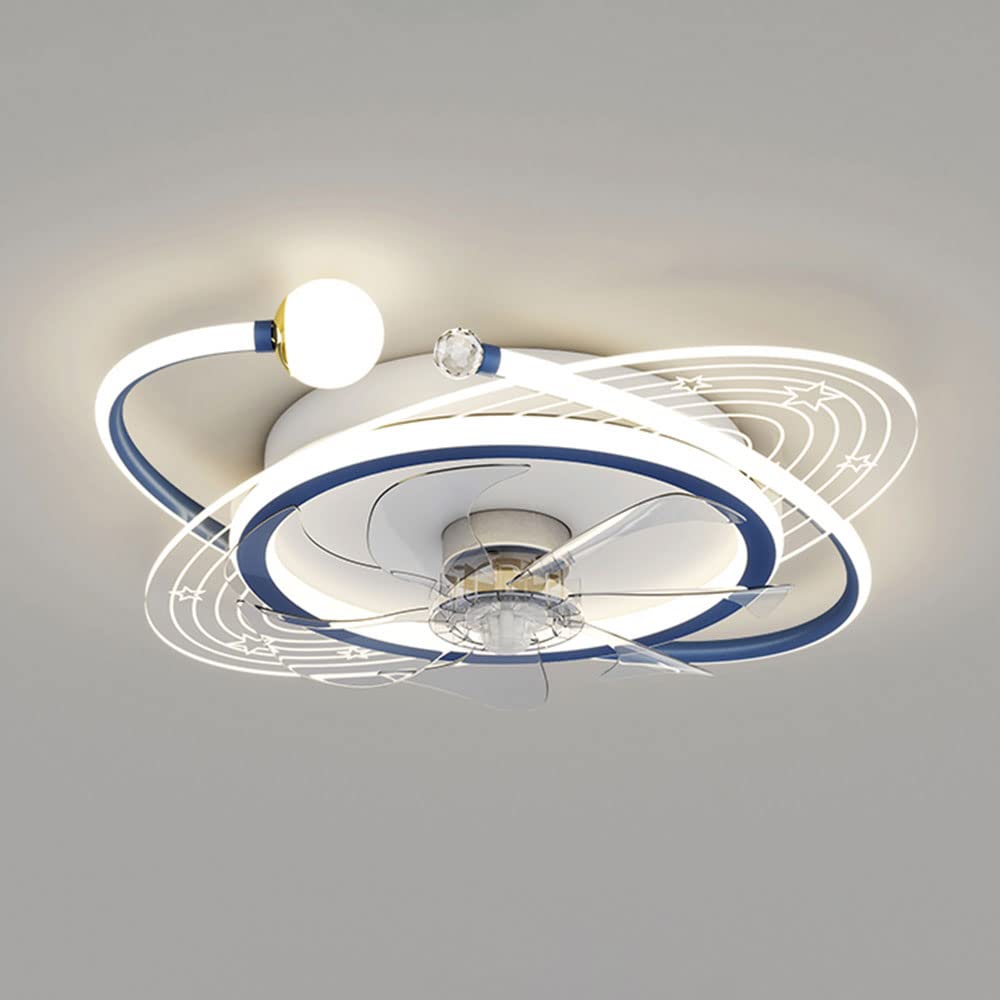 Plafonnier ventilateur de plafond LED pour un salon frais et lumineux
