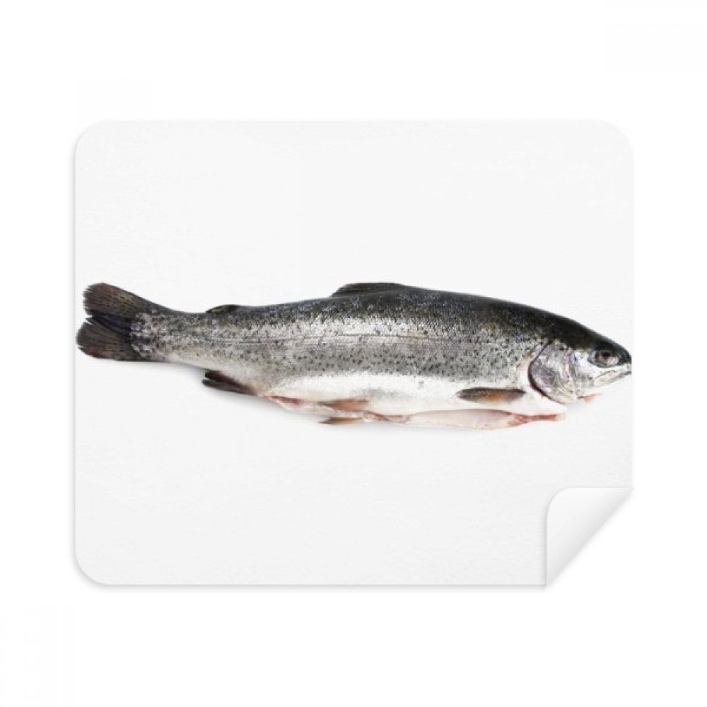 Ocean Fish Fresh Grey Cleaning Cloth Screen Cleaner 2pcs Suede Fabric