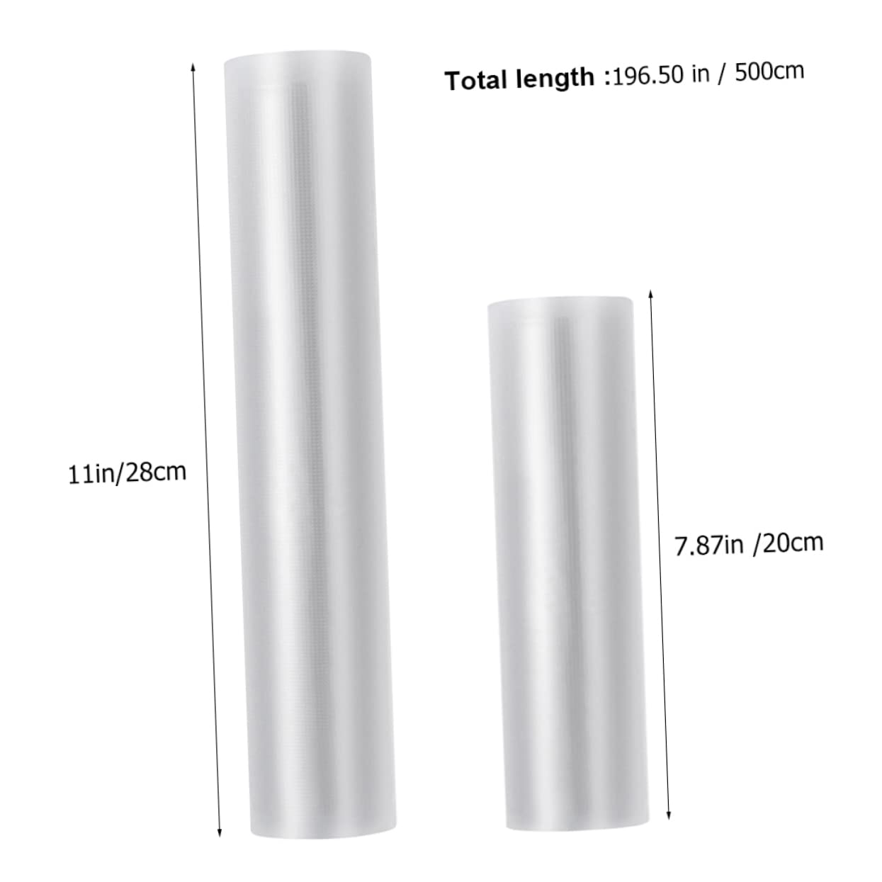 KOMBIUDA Vacuum Seal Bags Roll 3 Packs Bags Vacuum Pouch for Food Storage Preservation Bag Easy to Open and Close