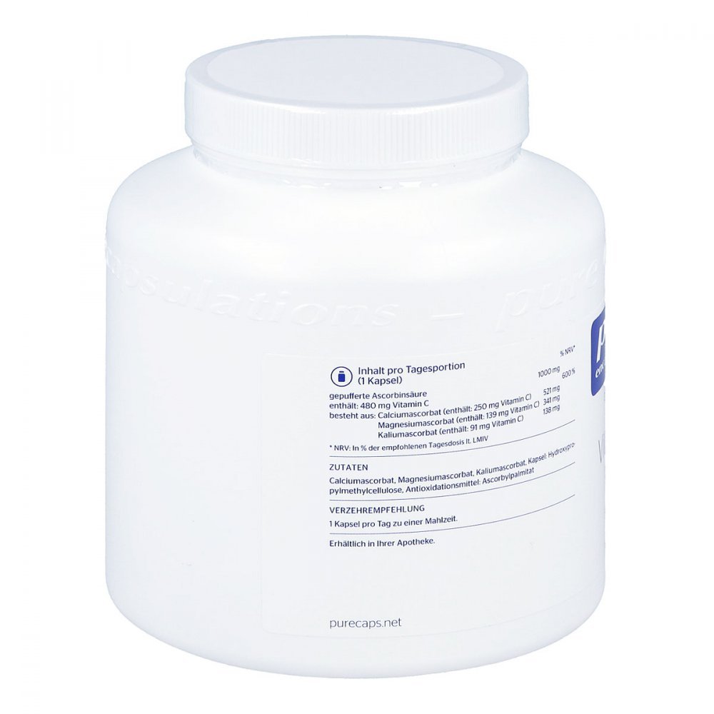 Pure Encapsulations Vitamin C 1000 Kapseln, 250 St. Kapseln