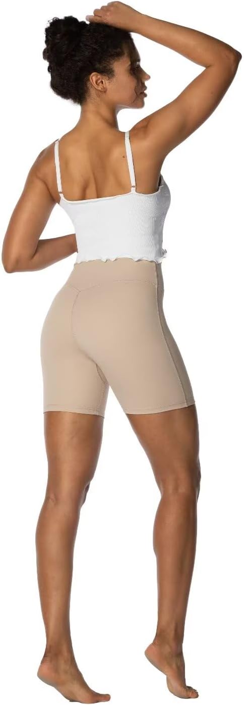 Sunzel Crossover Biker Shorts for Women, No Front Seam V High Waist Yoga Workout Gym Shorts with Tummy Control - Image 5