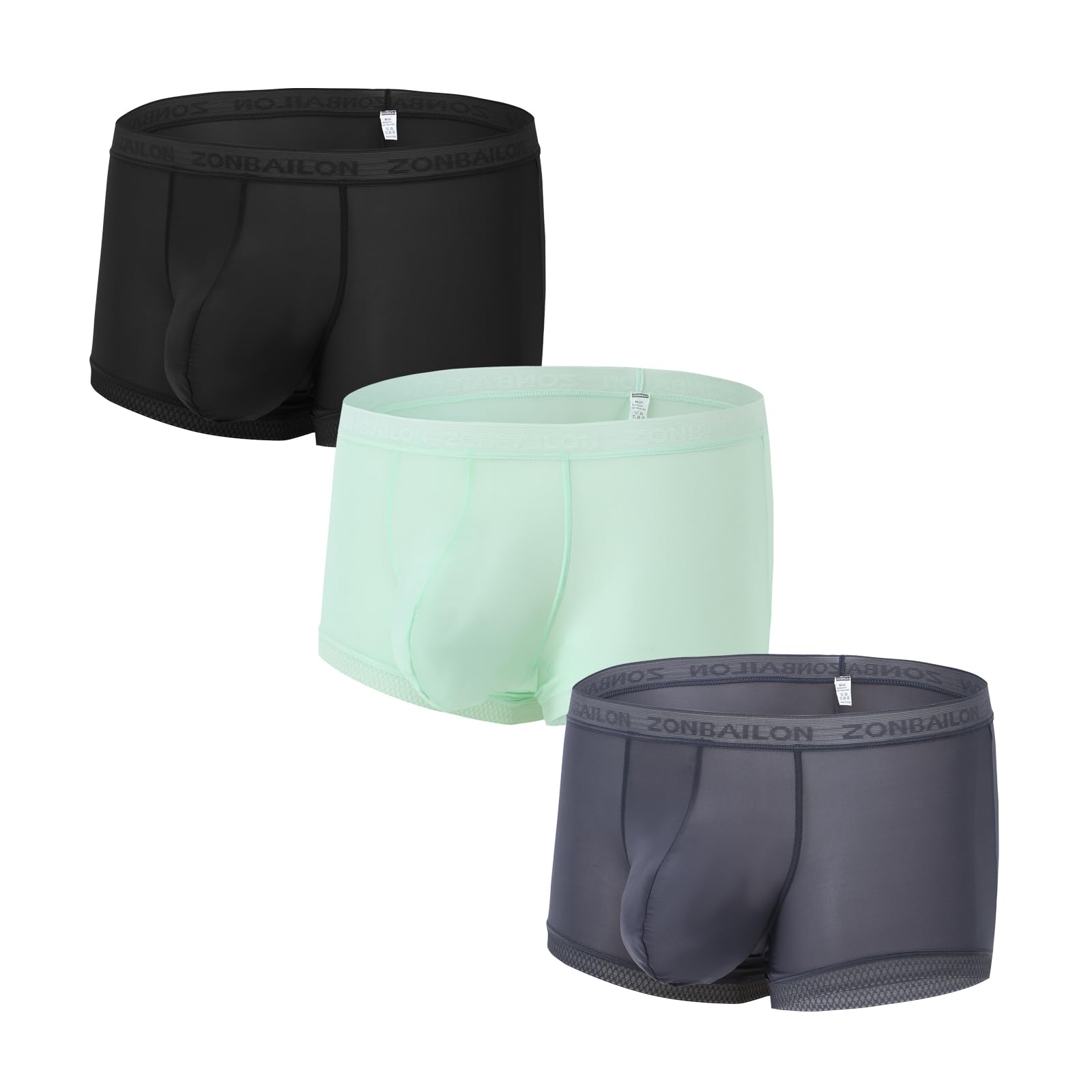 YAHWULAI Herren Boxershorts Unterwäsche für Männer Bequem und Hautfreundlich mit Einem Großen Beutel