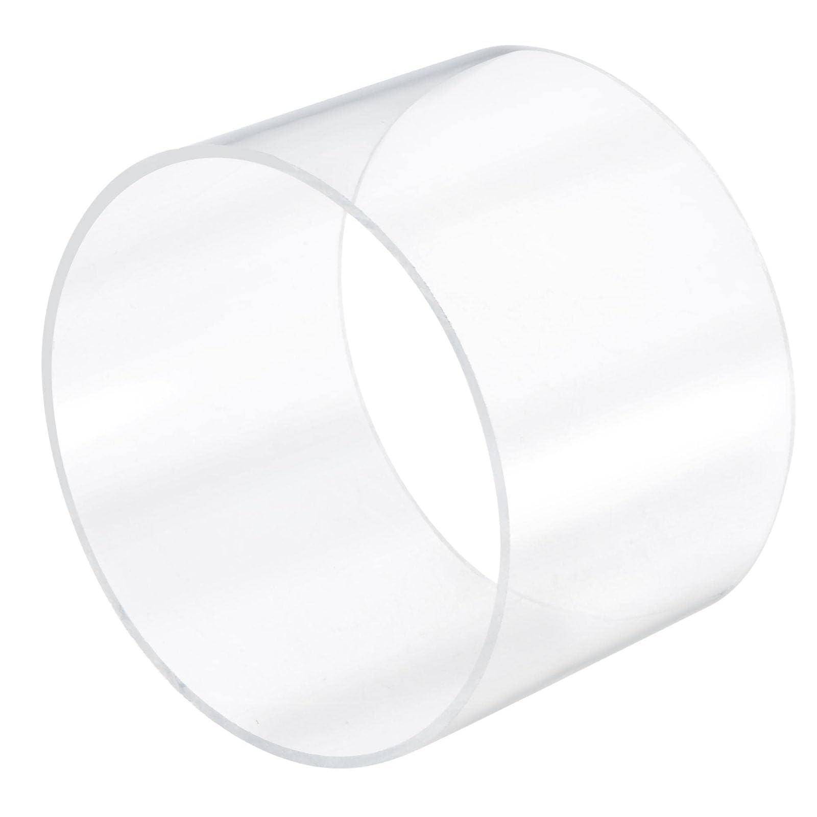 TOP-VIGOR Tubo acrílico rígido transparente 160 mm OD 154 mm ID 100 mm redondo para acuario refrigeración iluminación
