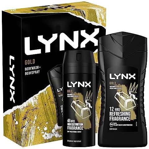 LYNX Gold Duo Body Spray and Wash Set Cover