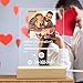 Q&K Arte de Vidrio de Spotify Personalizado Música Placa con Luz de Noche,Placa de Foto de Código de Spotify Escaneable Personalizada,Regalos para Novio, Novia, Tu Madre