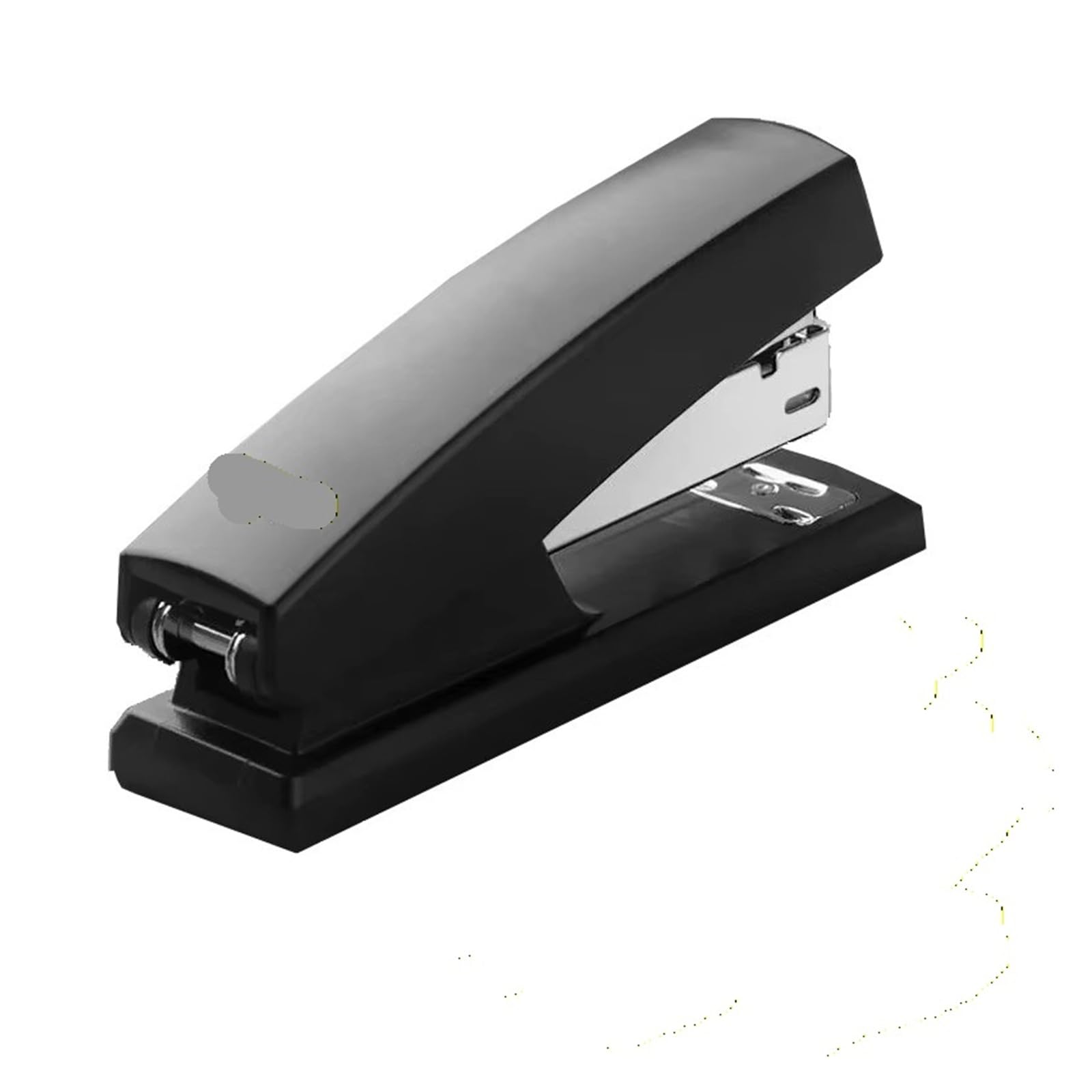 Robuster Hefter mit 1 Heftklammern und 20 Blatt Kapazität for Schreibwaren im Büro(Black)