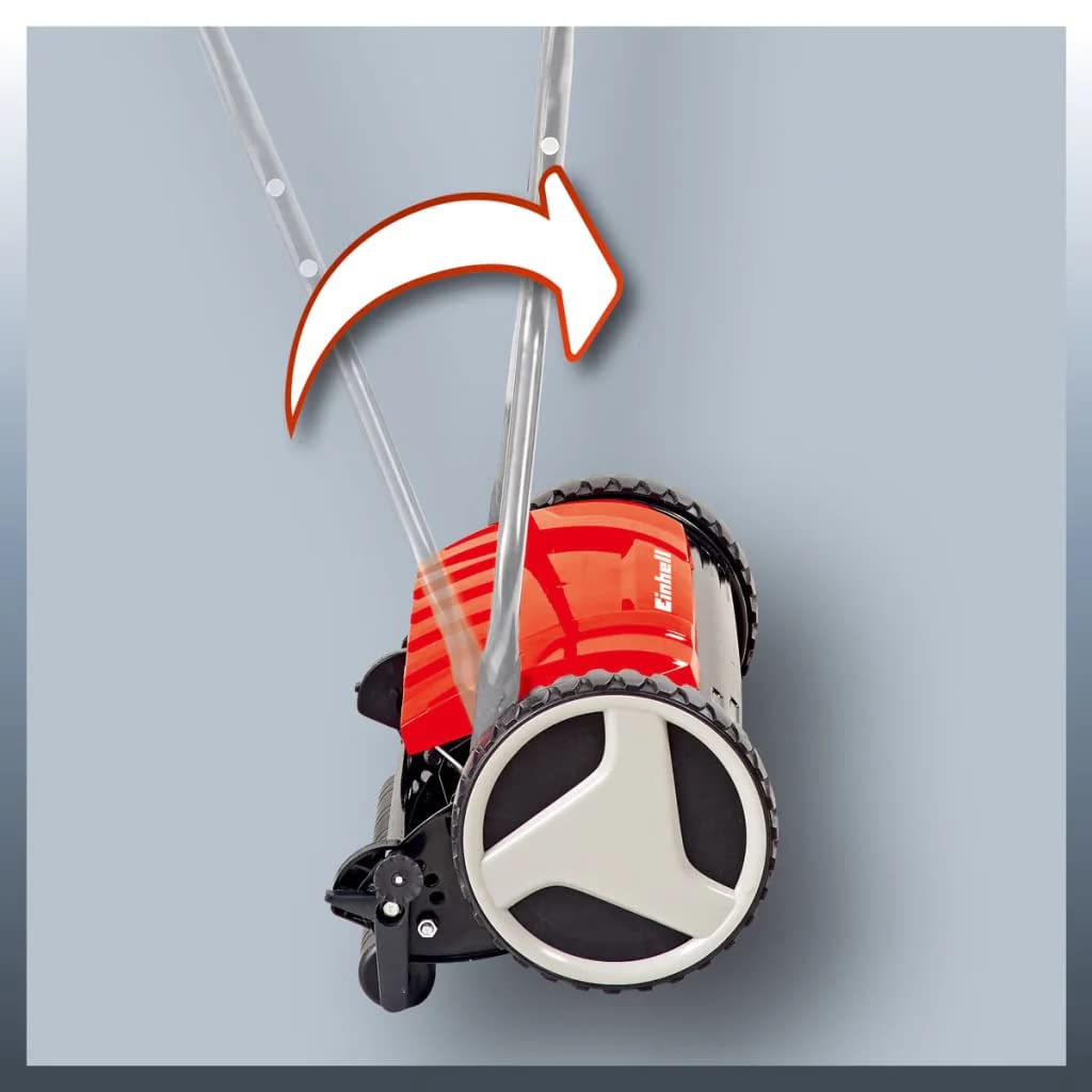 Einhell GE-HM 28 S - Cortacesped manual (altura de corte 13-38 mm , ancho de corte 38cm, hasta 250m² de jardín) (ref.3414165)